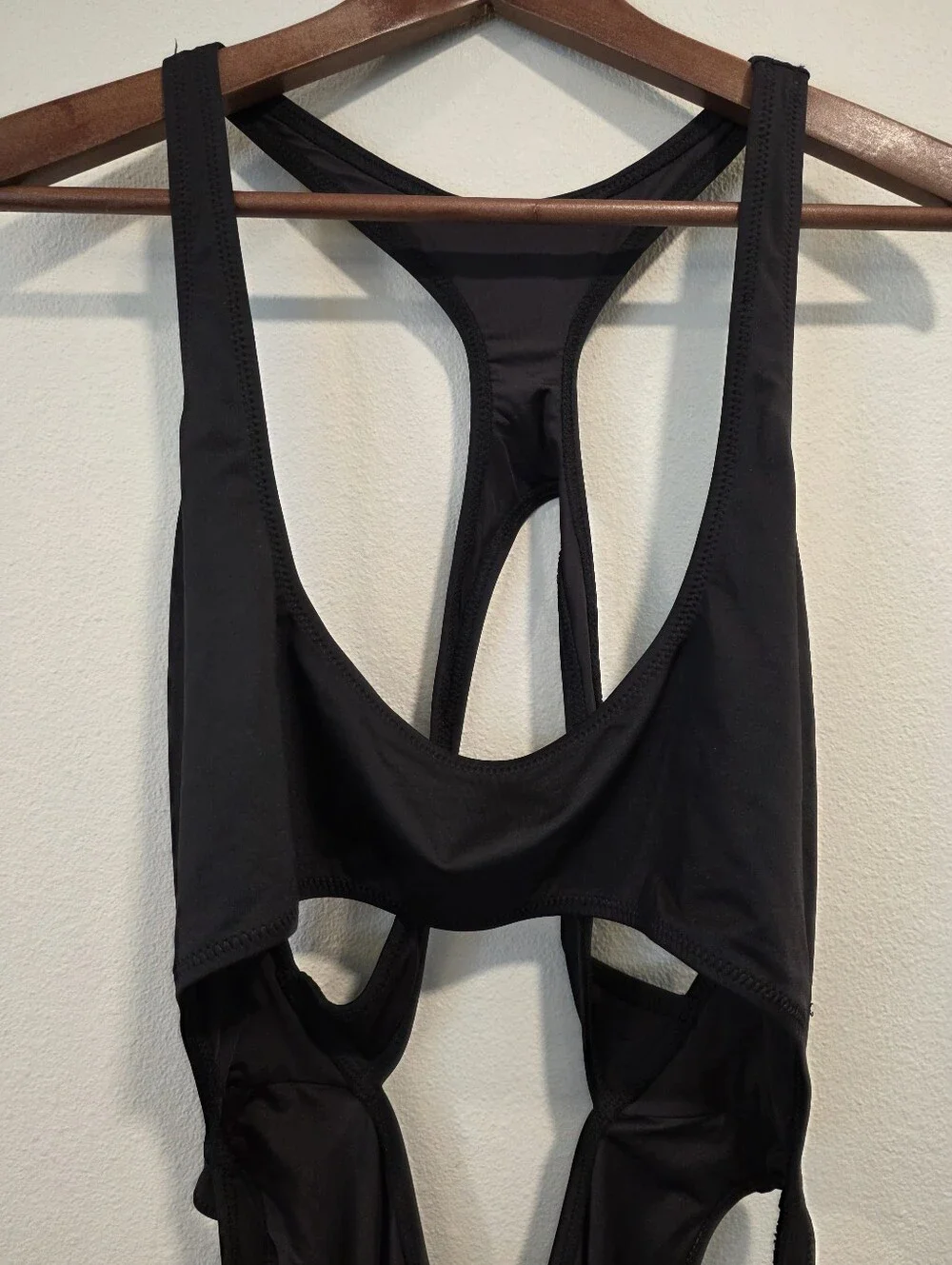 Skims Swim Cut Out Monokini Onyx Black Swimsuit -NWT